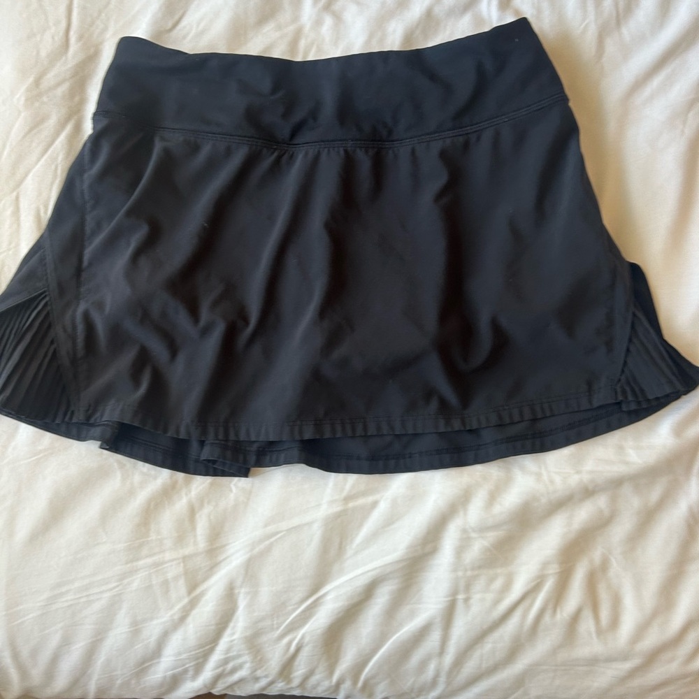 lululemon athletica Black Tennis Skirt
